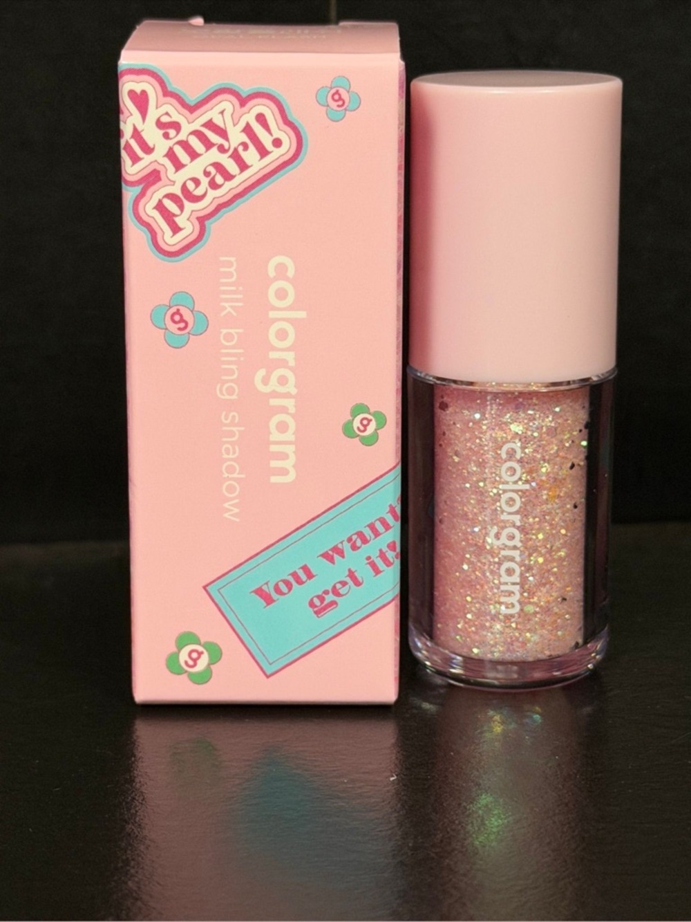 colorgram Milk Bling Shadow - Opal Flash Glitter Eyeshadow